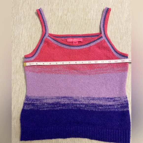 Lilly Pulitzer Bohemian Marled Ombré Tank Cabochon Purple Tessalyn Sweater Small - Picture 4 of 8